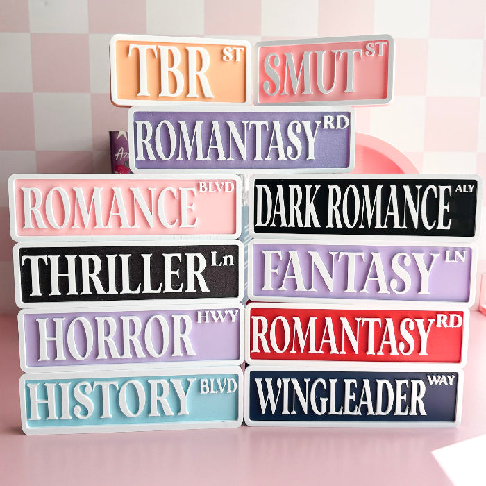FANTASY LN | BOOKSHELF SIGN