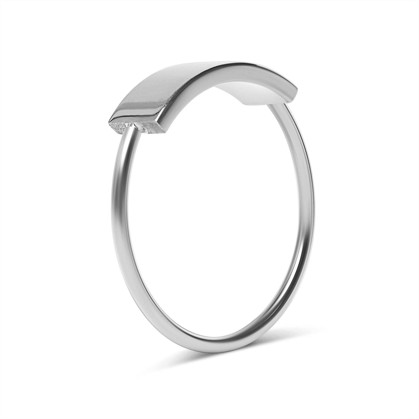 RECTANGLE SIGNET RING | STAINLESS