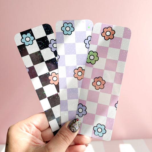 DAISY CHECKERED | BOOKMARK
