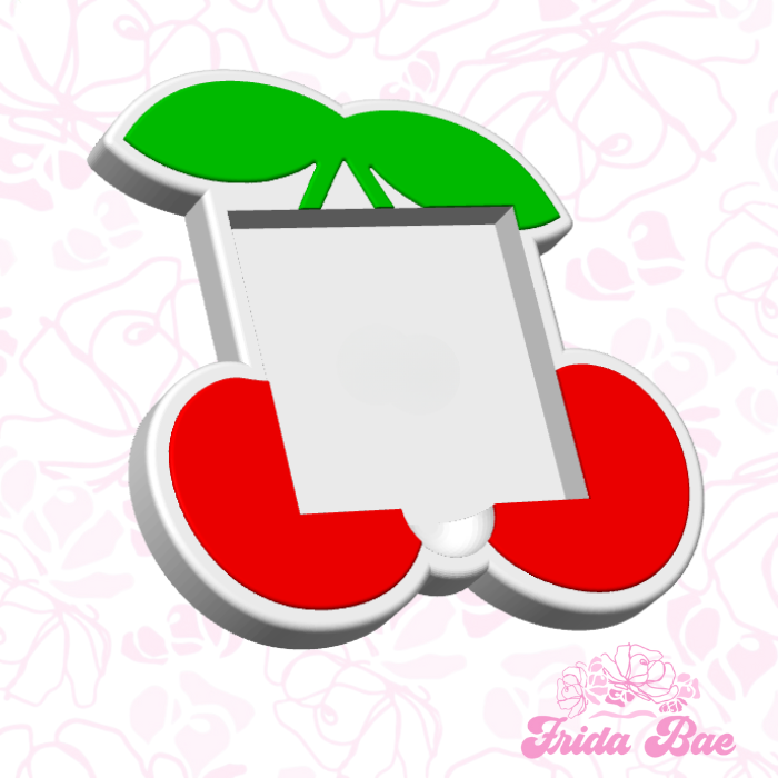 Cherries with stem sticky note holder