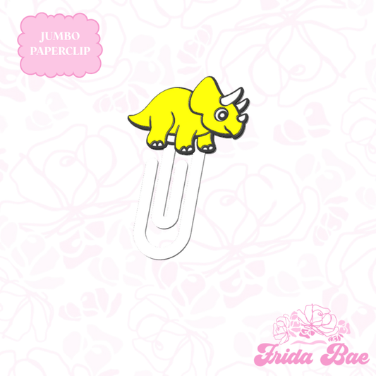 DINO- TRICEPATOPS | JUMBO PAPERCLIP