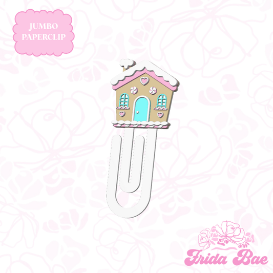 GINGERBREAD HOUSE | JUMBO PAPERCLIP