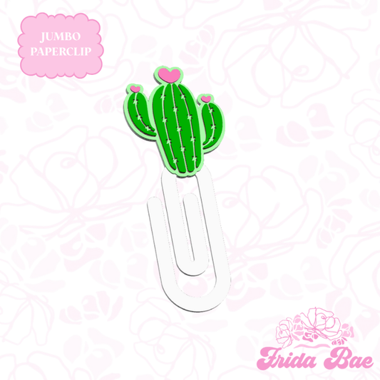 HEART CACTUS | JUMBO PAPERCLIP