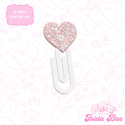 HEART MOTIF | JUMBO PAPERCLIP