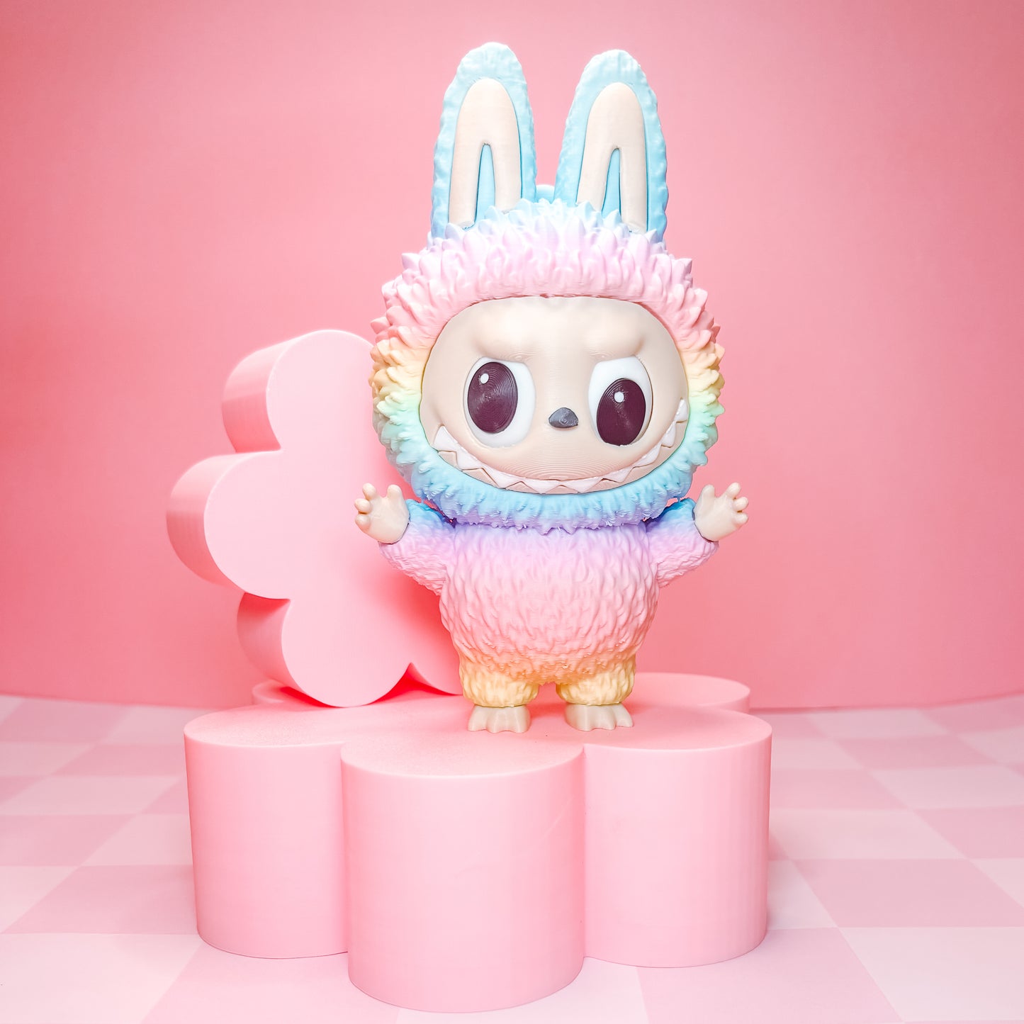 LABUBU FIGURINE | PASTEL RAINBOW