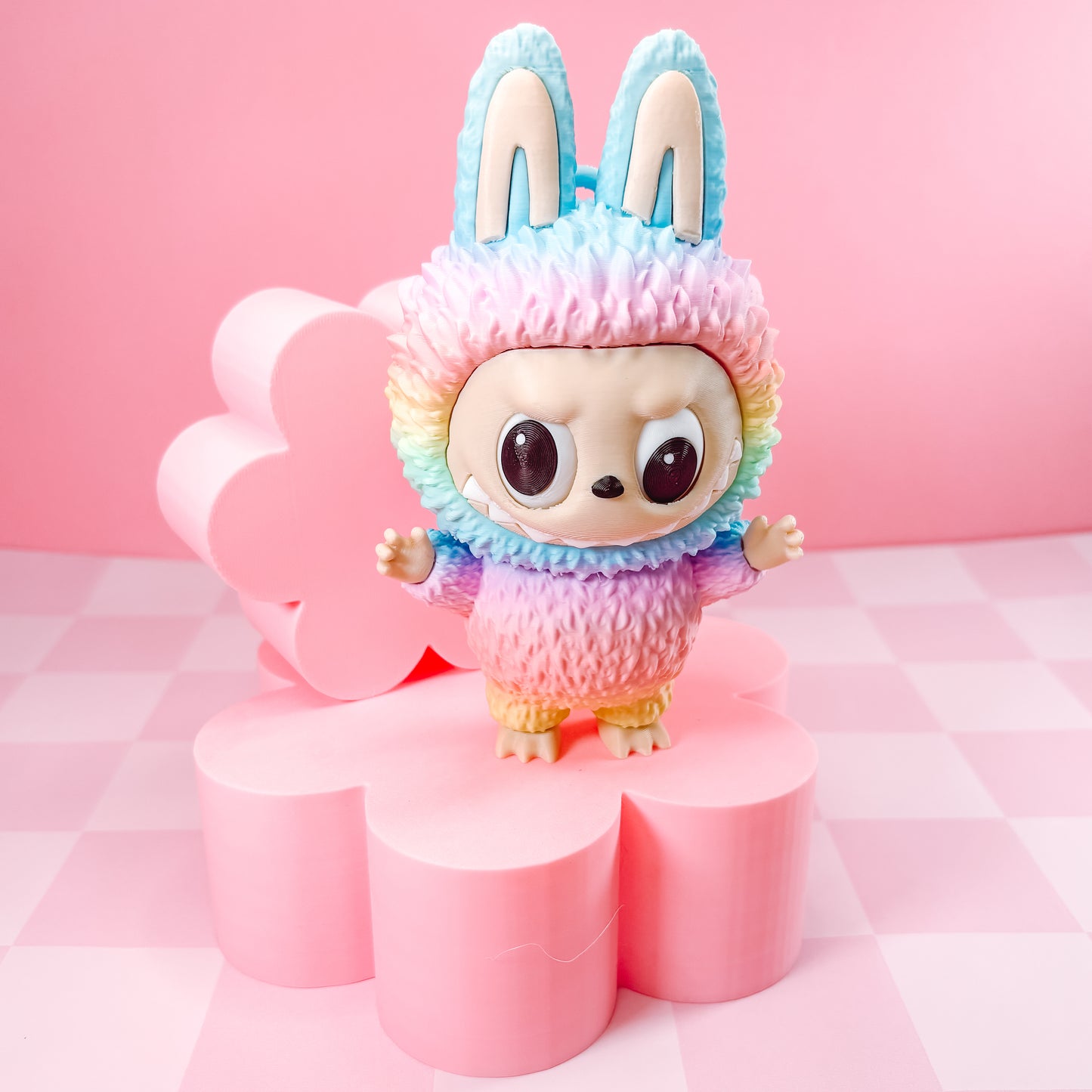 LABUBU FIGURINE | PASTEL RAINBOW