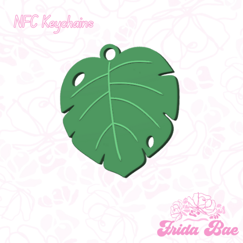 MONSTERRA LEAF | NFC KEYCHAIN