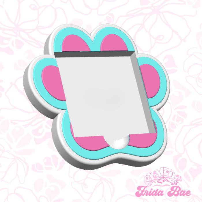 Paw sticky note holder