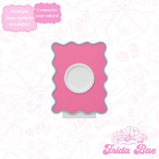 SMALL WAVY RECTANGLE CIRCLE | NFC STAND