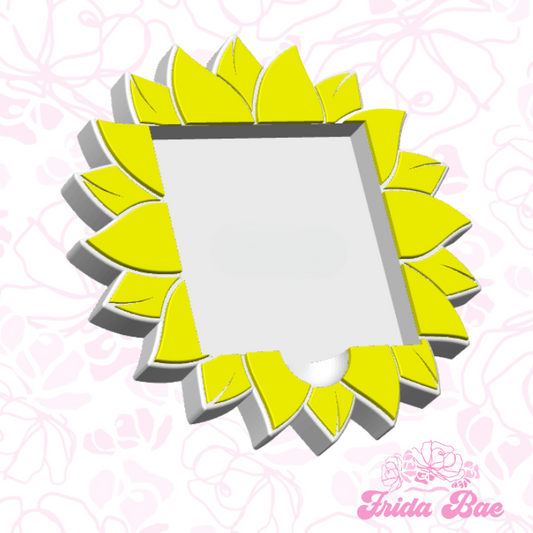Big sunflower sticky note holder