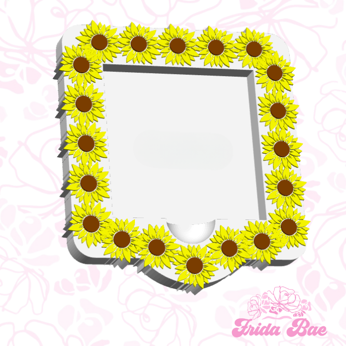 Multiple sunflower sticky note holder