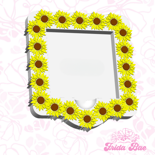 Multiple sunflower sticky note holder