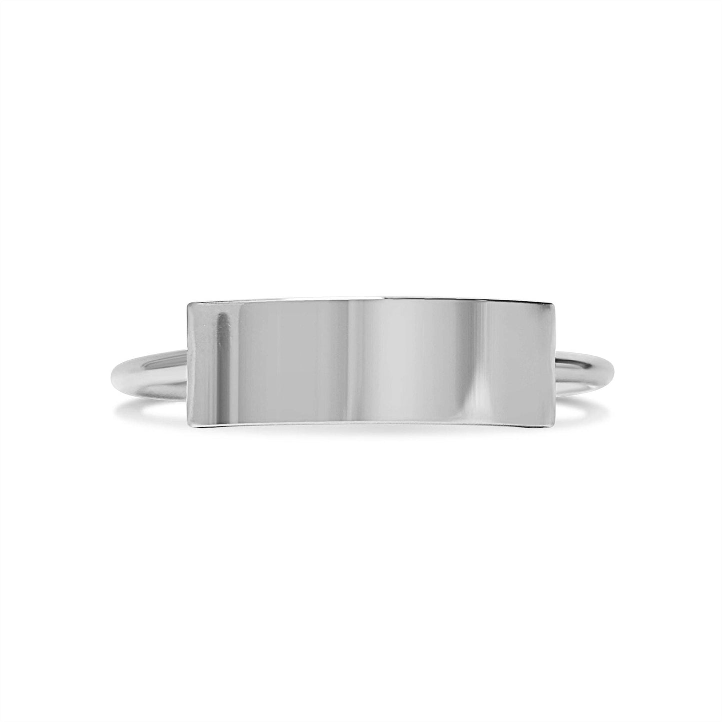 RECTANGLE SIGNET RING | STAINLESS
