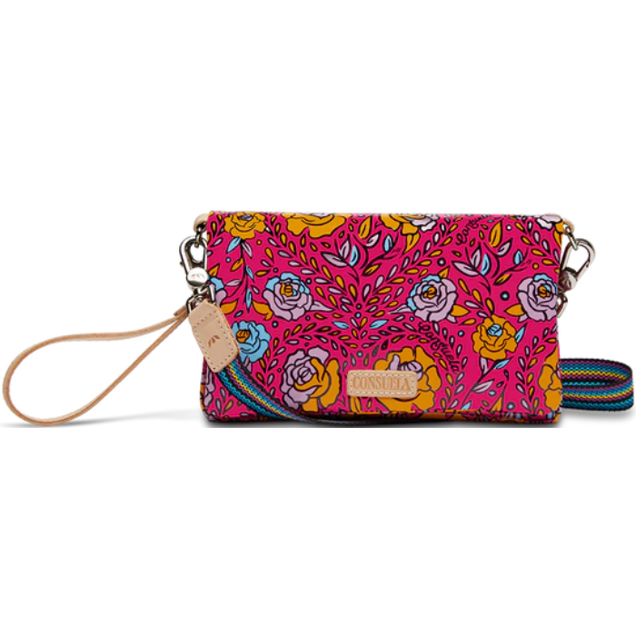 We dreamed up the best way to carry the good stuff with our new Uptown Crossbody. Here to hang in style with three zipper compartments, six card holder slots, and an included wristlet strap, this colorful crossbody bag makes it easy to hold the necessities close by your&nbsp;side.