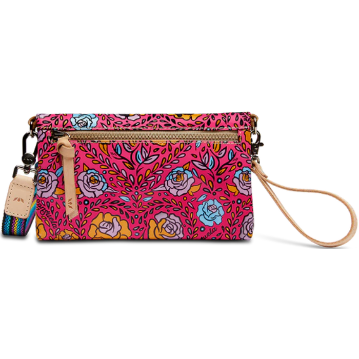 We dreamed up the best way to carry the good stuff with our new Uptown Crossbody. Here to hang in style with three zipper compartments, six card holder slots, and an included wristlet strap, this colorful crossbody bag makes it easy to hold the necessities close by your&nbsp;side.