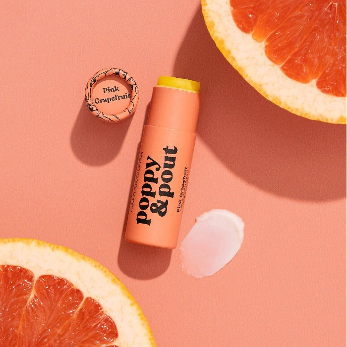 Poppy &amp; Pout babes have been a fan of Pink Grapefruit from day one. It’s light and fresh, exotic and tart; a timeless balm that’s a hit with everyone who tries it.