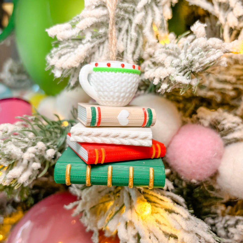 Christmas ornament with christmas tree background