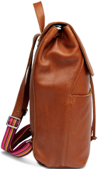 Brandy cognac leather&nbsp;exterior consuela backpack