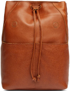 Brandy cognac leather&nbsp;exterior consuela backpack