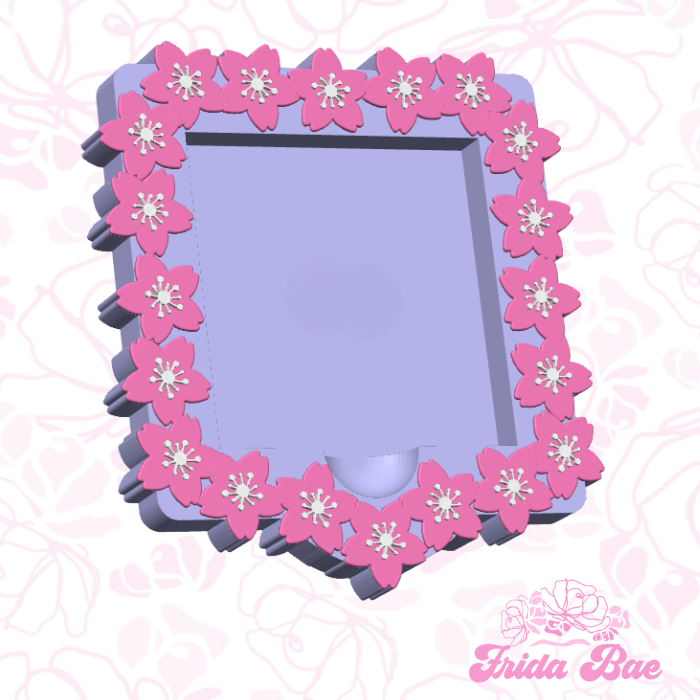 Cherry blossom sticky note holder