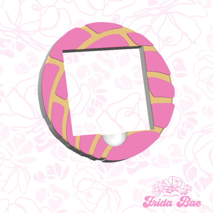 circle concha sticky note pad