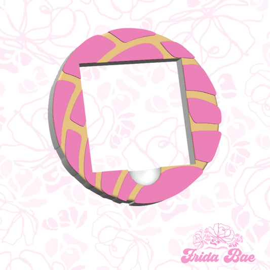circle concha sticky note pad
