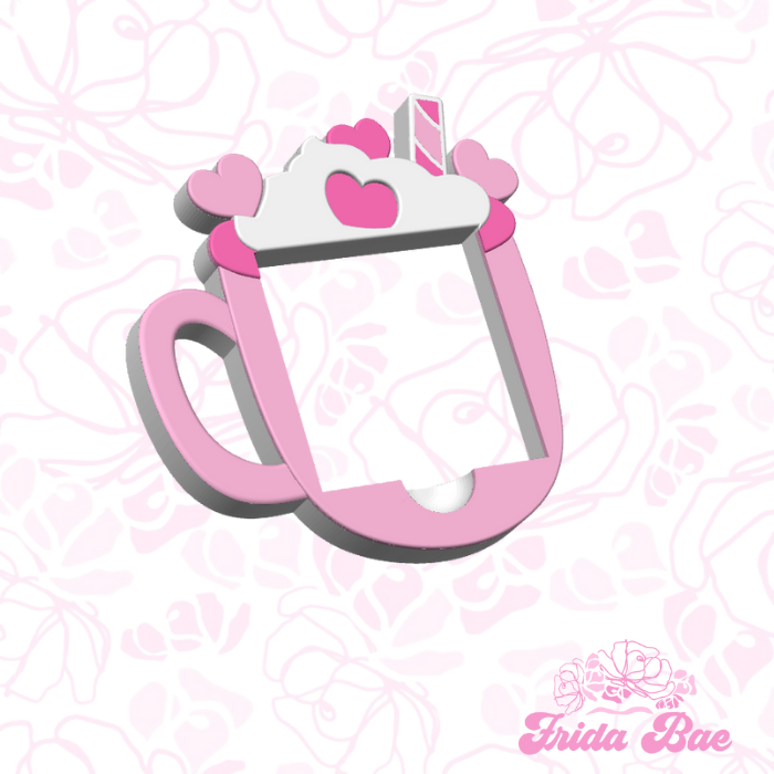 cute coffee sticky pad note holder
