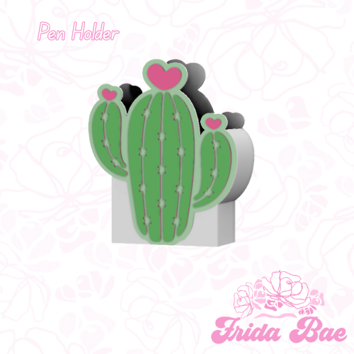 HEART CACTUS | PEN HOLDER