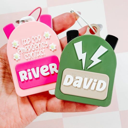 BACKPACK NFC KEYCHAIN/TAG