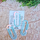 Irridescent Acrylic Jump paperclip bookmark