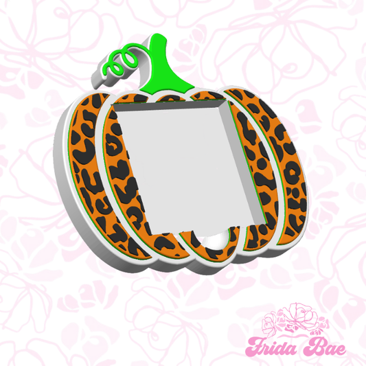 LEOPARD PUMPKIN STICKY NOTE HOLDER