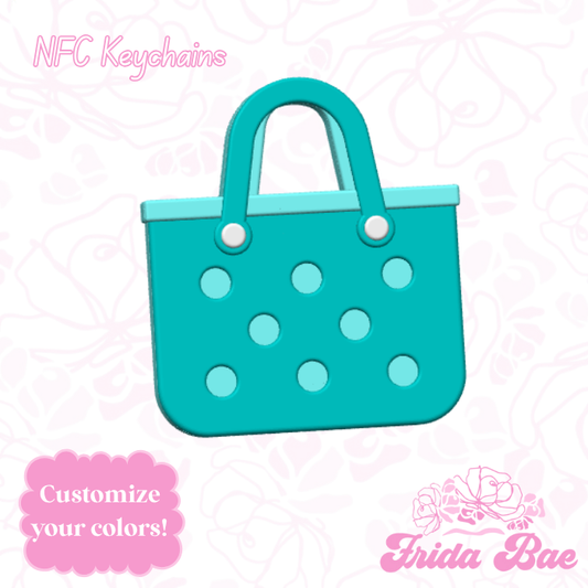 Bag Shaped NFC Keychain
