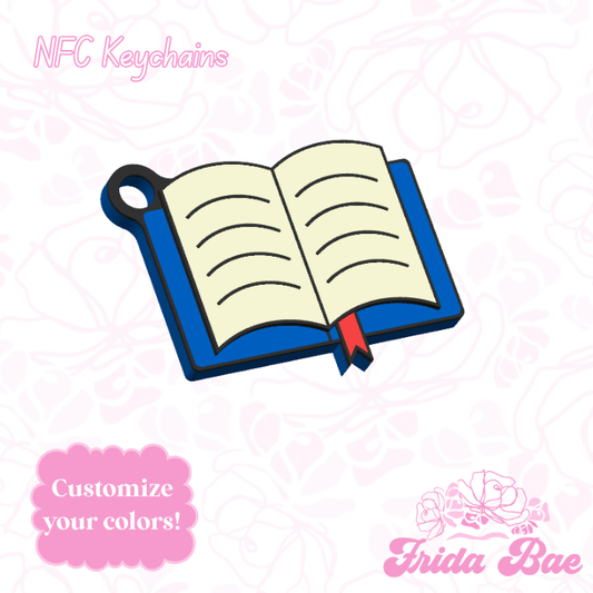 Book Shaped NFC Keychain