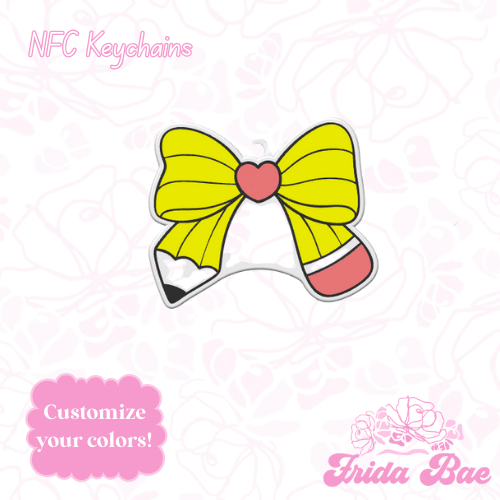 BOW PENCIL | NFC KEYCHAIN