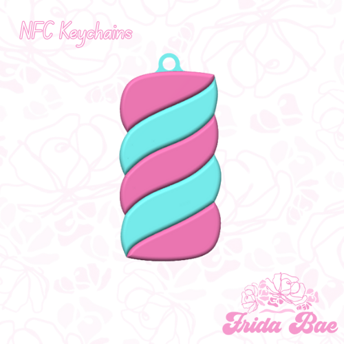 CANDY SWIRL | NFC KEYCHAIN