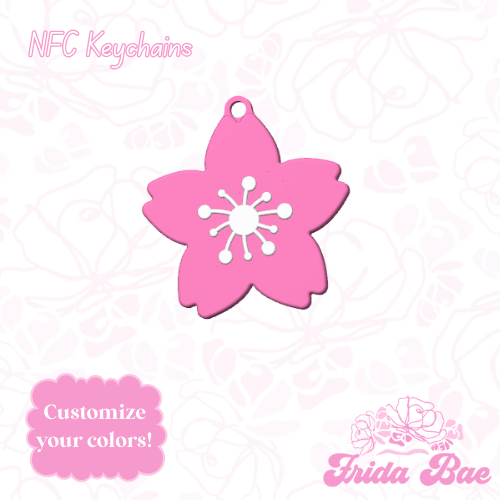 CHERRY BLOSSOM | NFC KEYCHAIN