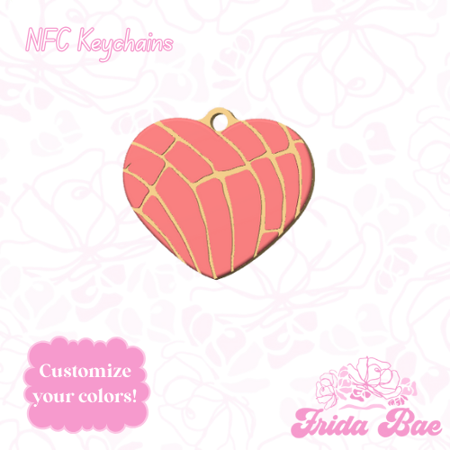 CONCHA HEART | NFC KEYCHAIN