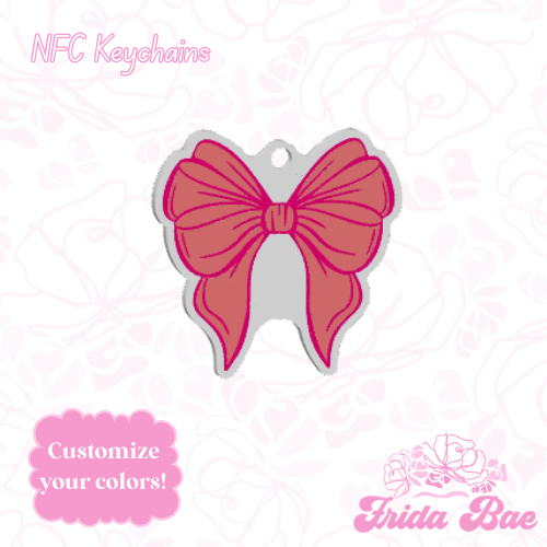 COQUETTE BOW | NFC KEYCHAIN
