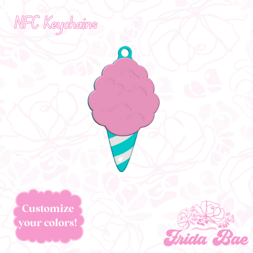 COTTON CANDY | NFC KEYCHAIN