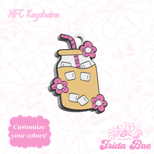GLASS CAN | NFC KEYCHAIN