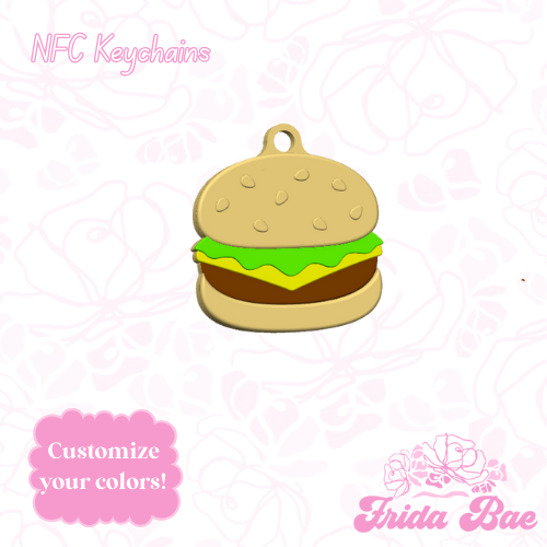 HAMBURGER | NFC KEYCHAIN