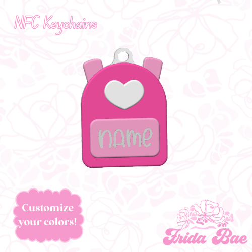 HEART BACKPACK | NFC KEYCHAIN