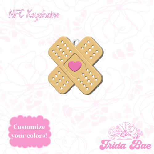 HEART BAND AID | NFC KEYCHAIN