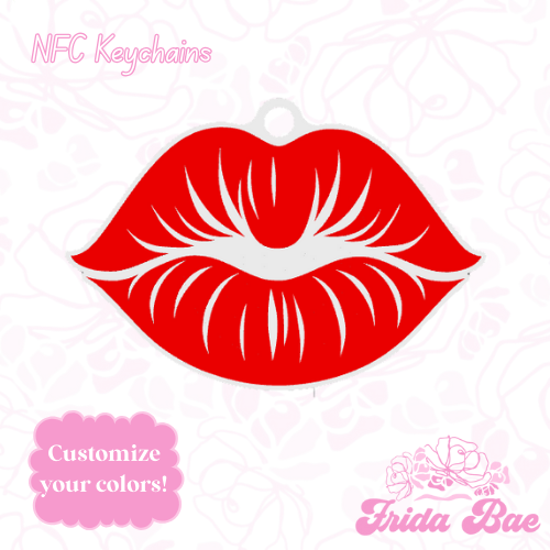 LIPS | NFC KEYCHAIN