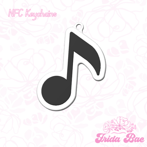 MUSIC NOTE | NFC KEYCHAIN