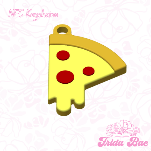 PIZZA | NFC KEYCHAIN