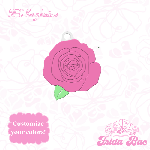 ROSE | NFC KEYCHAIN