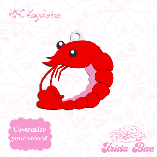 SHRIMP | NFC KEYCHAIN