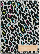colorful cheetah print reusable notebook, comes with composition notebook. 