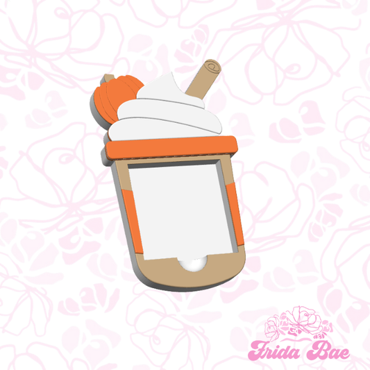 PUMPKIN LATTE STICKY NOTE HOLDER
